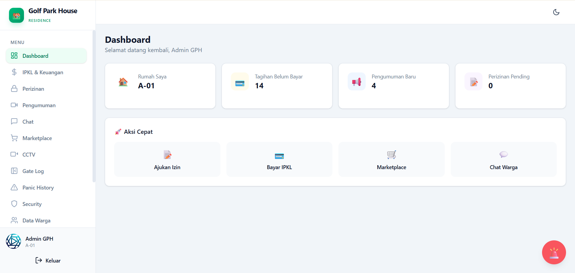 Cluster Dashboard Preview